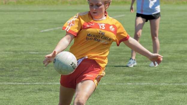 Alexandra Potter in action for Barcelona Gaels