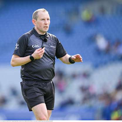 Derek O'Mahoney's stellar service to refereeing 
