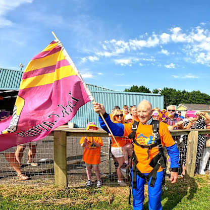 Eamon Kehoe flying high at 90