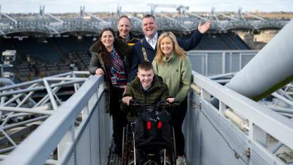 James’ Accessible Adventure to the Skyline of Croke Park