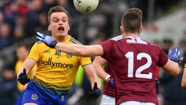 Enda Smith in action during Roscommon's Allianz Football League game against Galway at Pearse Stadium in March.