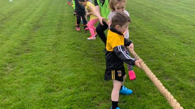 Corduff Gaels are reaping the rewards of mixing boys and girls in their club nursery. 