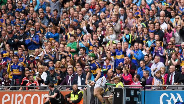 Noel McGrath made an emotional entrance with eight minutes of normal time remaining.
