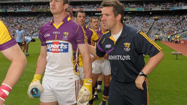 Jason Ryan and Anthony Masterson before the 2011 Leinster SFC Final against Dublin at Croke Park.