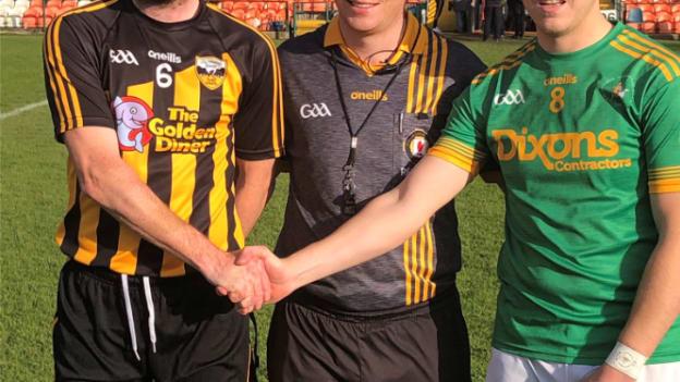 Dunloy defeated Ballycran at the Athletic Grounds.