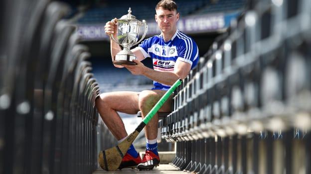 Paddy Purcell of Laois pictured at Croke Park ahead of Sunday's Joe McDonagh Cup Final against Westmeath. 