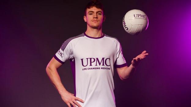 Kildare footballer Kevin Feely at the announcement of UPMC as Official Healthcare Partner to the GAA/GPA at Croke Park in Dublin. 