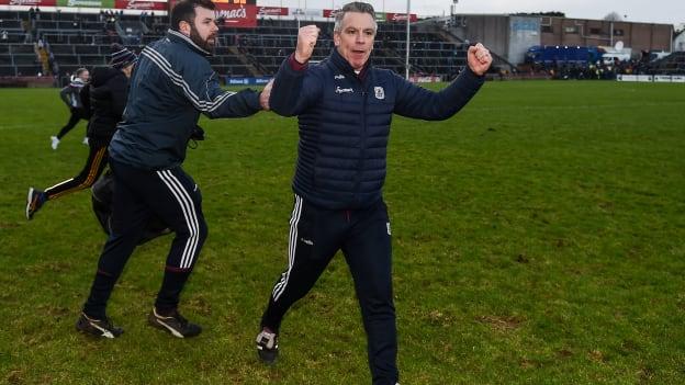 Galway manager Padraic Joyce following Sunday's Allianz Football League Division One win over Monaghan at Pearse Stadium.