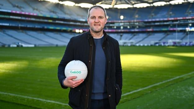 Former Donegal footballer Michael Murphy at the media launch of the GAAGO 2023 GAA Championship broadcast schedule.