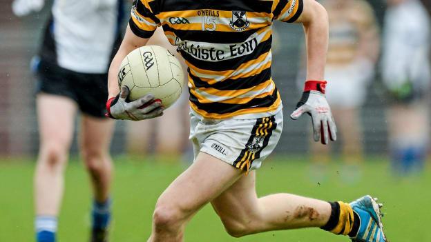 Con O'Callaghan playing for Coláiste Eoin in the 2014 Hogan Cup.