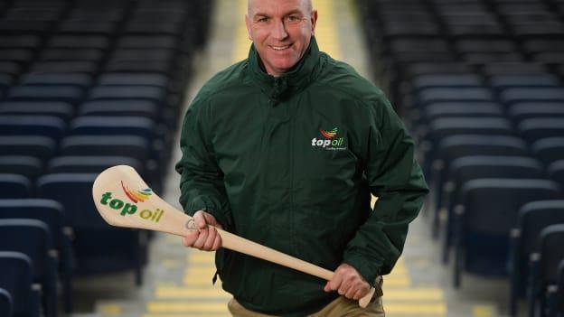 Kilkenny selector DJ Carey pictured at the Top Oil Leinster GAA Post Primary Schools Hurling launch.