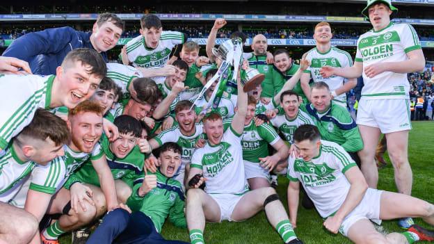 Ballyhale celebrate winning the All-Ireland Club SHC title on St Patrick's Day 2019.