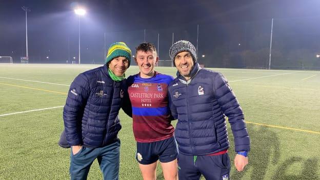 A happy Sean O'Leary pictured after making a return to competitive action with the University of Limerick footballers last December. 