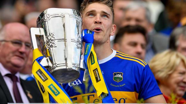Brendan Maher with the Liam MacCarthy Cup following Tipperary's All Ireland victory in August.