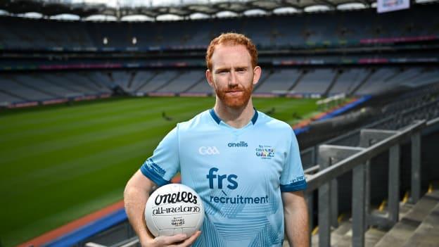 Derry footballer Conor Glass in attendance for the announcement of the FRS Recruitment GAA World Games launch at Croke Park in Dublin. Photo by David Fitzgerald/Sportsfile.