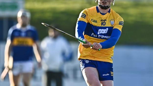 Patrick Crotty scored four points for Clare against Tipperary. Photo by Sam Barnes/Sportsfile
