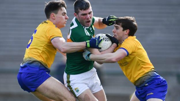 Kerry forward Kevin McCarthy on the attack at Dr Hyde Park.