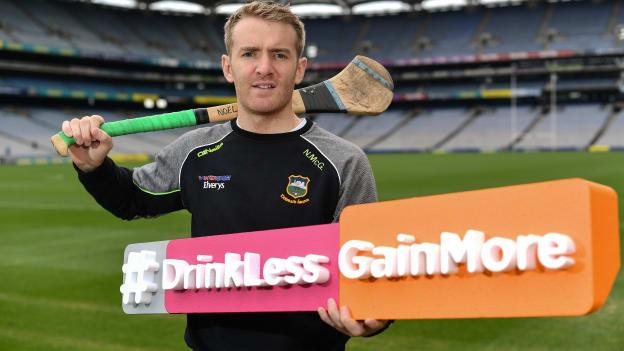 Tipperary hurler Noel McGrath pictured at the launch of the Drink Less, Gain More campaign at Croke Park. 