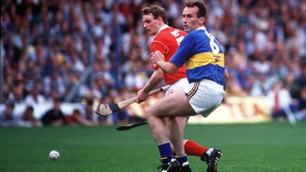 Declan Carr in action during the 1991 Munster Senior Hurling Final replay at Semple Stadium.