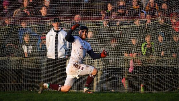 Debutant goalkeeper Connor Glesson impressed for Galway against Mayo in the Connacht FBD League Final.