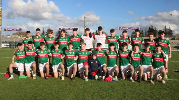 The Mayo minor panel that recorded a big win over Roscommon at Dr. Hyde Park tonight. 