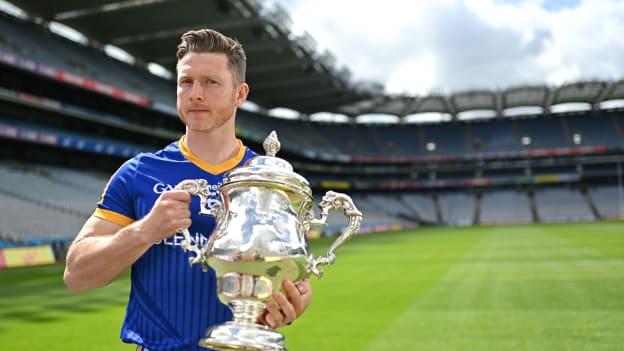 Mickey Quinn of Longford poses for a portrait during the Tailteann Cup launch at Croke Park in Dublin. 