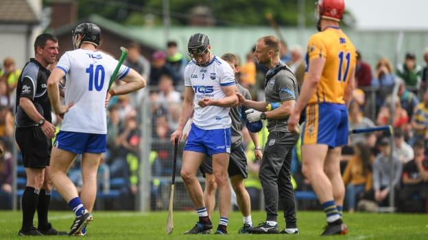 Barry Coughlan suffered a severe hand injury at Cusack Park last Sunday.