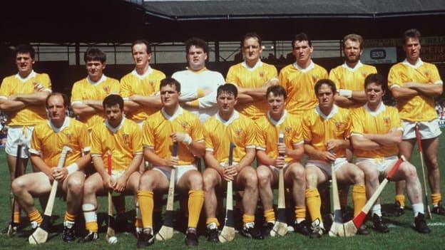 The Antrim hurling team that contested the 1989 All-Ireland SHC Final. 