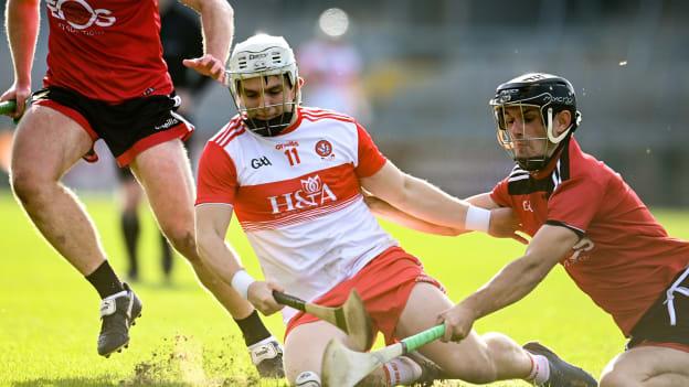 Cormac O'Doherty has been in free scoring form for the Derry hurlers this year. 