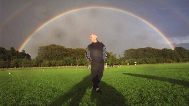 Meath Manager Sean Boylan pictured during a training session before the 1999 Cork v Meath All-Ireland Football Final.