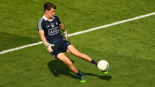 Evan Comerford impressed for Dublin after replacing the injured Stephen Cluxton in the Leinster SFC semi-final against Longford. 