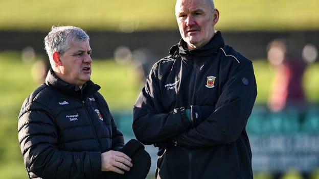 Mayo manager Kevin McStay and selector Liam McHale.