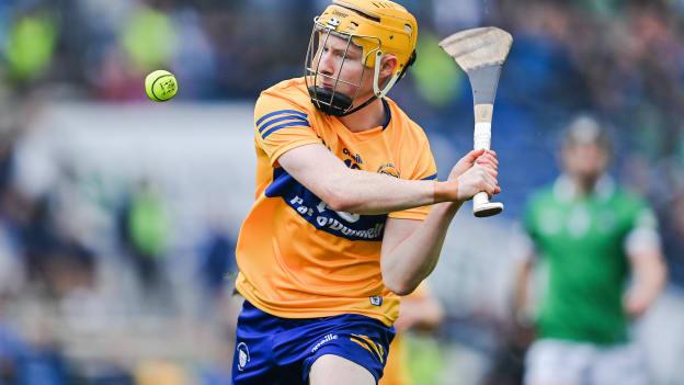 Shane Meehan in action for Clare in the 2022 Munster SHC Final. 