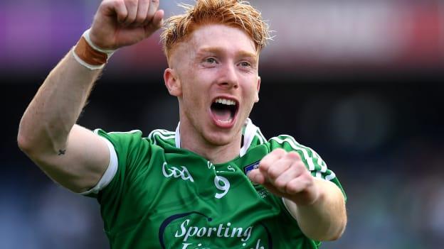 Cian Lynch, a nephew of Ciaran Carey, celebrates after helping Limerick to victory over Galway in the All-Ireland SHC Final. 