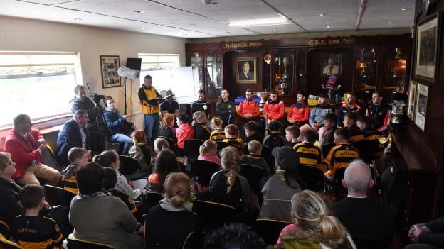 Rathnure players and supporters pictured at the launch of the Nicky Rackard Cup last year.