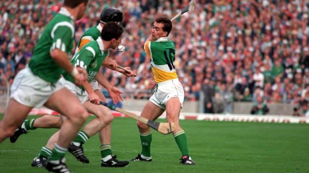 Johnny Dooley prepares to score the goal that turned the 1994 All-Ireland SHC Final on its head. 