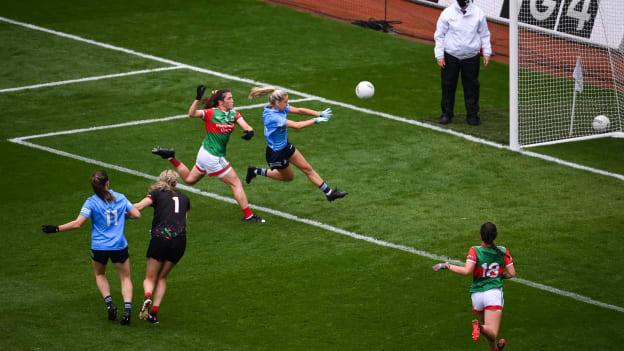 Caoimhe O'Connor netted a goal for Dublin against Mayo at Croke Park.