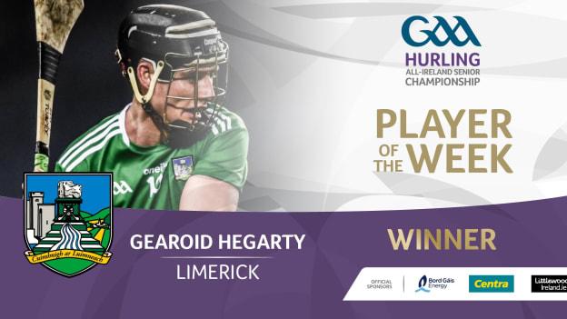 GAA.ie Hurler of the Week Gearoid Hegarty.