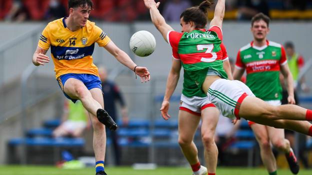 Oisín Mullin has been in flying form for Mayo since bursting into the team in 2020. 