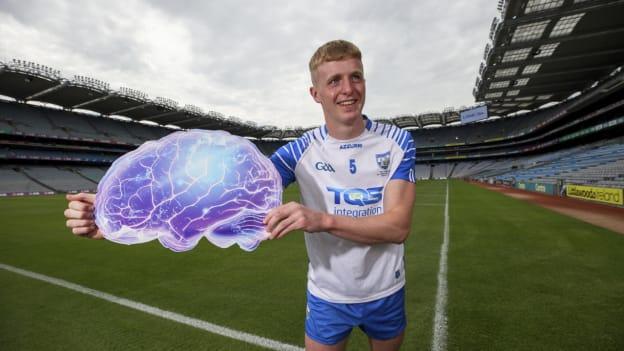 Calum Lyons pictured at the launch of a new baseline concussion testing and treatment programme launched by the GAA, GPA, and UPMC.