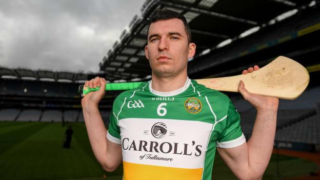 Offaly captain, Pat Camon, pictured at the launch of the Joe McDonagh Cup in Croke Park today. 