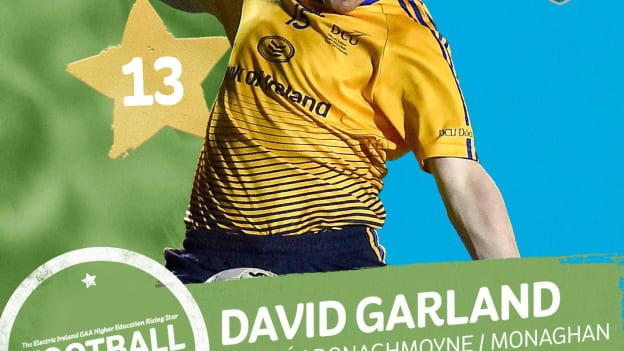 David Garland is the Electric Ireland Higher Education GAA Rising Stars Football Player of the Year.