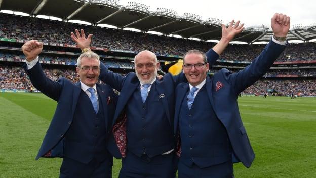 Colm, Cormac, and Conal Bonnar pictured at Croke Park in 2016.