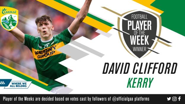 David Clifford is this week's GAA.ie Footballer of the Week.