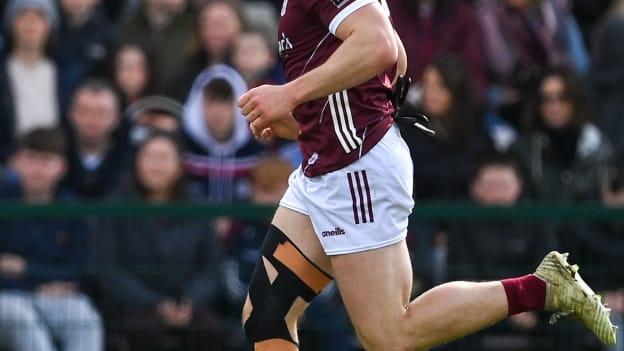 Damien Comer made a welcome return to Allianz Football League action for Galway against Kerry at Pearse Stadium. Photo by Brendan Moran/Sportsfile