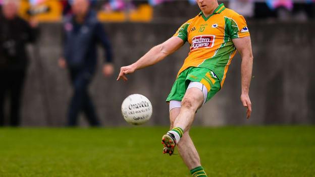 Gary Sice kicked the equalising free for Corofin against Tuam Stars in the Galway SFC Final last Sunday.