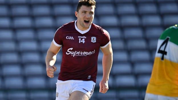 Damien Comer scored a first half goal for Galway against Offaly.