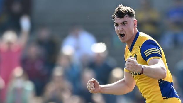 Roscommon's Cian McKeon celebrates at Dr Hyde Park.