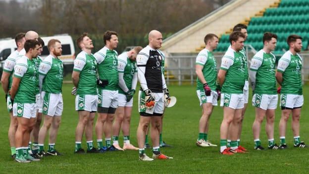 The London Gaelic Football team pictured before this year's Allianz Football League Division 4 clash with Limerick.