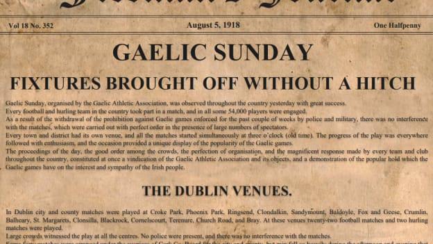 An account of Gaelic Sunday in the August 5 edition of the Freeman's Journal. 